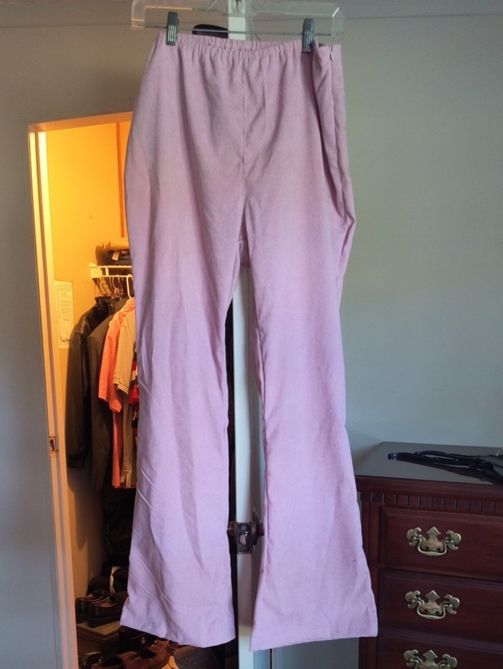 Classic Women's Wide-Leg Pants - Light Pink Corduroy. Never Worn